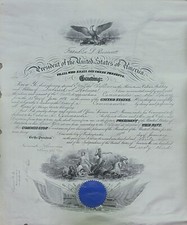 1939 President Franklin D. Roosevelt US Navy Naval Officer Promotion 19