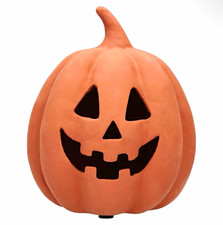 Way to Celebrate Paper Mache Jack-o'-Lantern Pumpkin, Halloween, 8.5x6.5