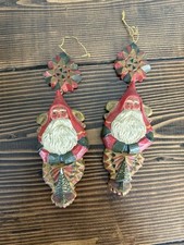 Lou Schifferl Midwest Cannon Falls Old World Santa Claus Christmas Ornament Set picture