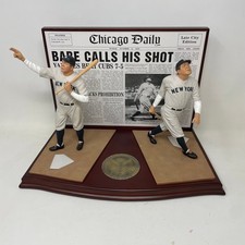 Danbury Mint Babe Ruth Called Shot Baseball Greatest Moments Diorama Figure READ picture