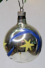 VTG pre WWII Glass STAR Pictured BALL Christmas Ornament HEIM Premier picture