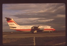 Orig 35mm airline slide PSA Pacific Southwest Airlines BAe 146-200A N346PS picture