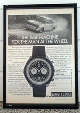Framed original Classic Car Ad for Ford Escort Twin Cam & Breitling from 1969 picture