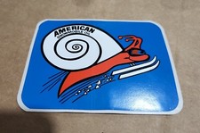1960-70s Era American Gas & Motor Oil Company Snowmobile sticker picture