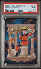 2025 KAYOU NARUTO SMRITI COLLECTIBLE CARD #001L4 NARUTO UZUMAKI PSA 9 MR picture