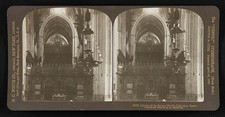 Photo:Seville Cathedral Spain 1908 Interior Gothic Nave Stereo View picture