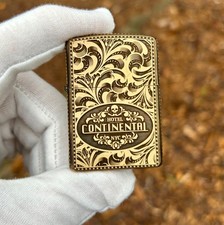 John Wick The Continental NYC Custom Zippo | Brass Armor Zippo | Made In USA picture