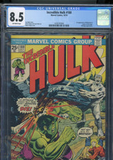 Incredible Hulk #180 (1974) CGC 8.5 (Key: 1st Cameo Appearance of Wolverine) picture