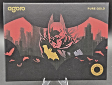 AGORO Batman's Emblem 0.1 g Pure Gold Collectible Limited To 5,000 Minted picture