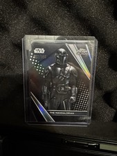 2023 Topps Star Wars Chrome Black The Mandalorian #79 Base Refractor /199 picture
