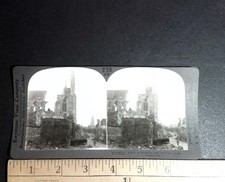 Soissons Ruins Stereoview Keystone View Co. World War I France Cathedrals picture