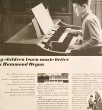 1964 Hammond Organ M-103 French Spinet Advertisement Musical Instrument HM2F picture