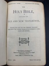 THE HOLY BIBLE, 1913, “International” Series, Self- Pronouncing Edition picture