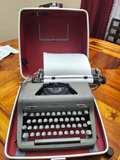 Royal Vintage Portable Manual Typewriter, Steel, with Carrying Case Works picture