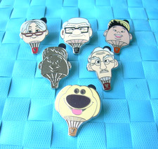 DISNEYLAND UP HOT AIR BALLOON HIDDEN MICKEY SET OF 6 PINS WITH COMPLETER picture