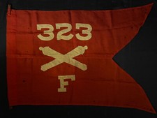 WWI “F” BTRY, 323rd Field Artillery Regiment, AEF 83rd DIV Wool Service Guidon; picture