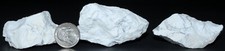 3 Chunks of Rough Canadian Howlite / 2.72