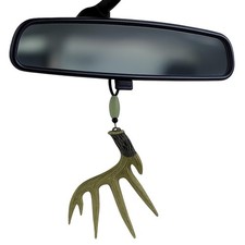 Deer Antler Rear View Mirror Ornament – Realistic Whitetail Buck Antler Ca picture
