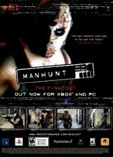 Rockstar Games Manhunt The Final Cut The Chicago Tribune 2004 magazine ad picture
