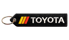 TOYOTA TRD TACOMA TUNDRA 4RUNNER RAV4 SUPRA KEYCHAIN TAG DOUBLE SIDED JDM picture