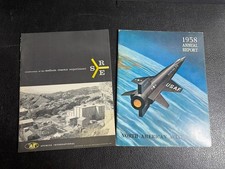 Vintage 1958 North American Aviation Annual Report & Atomics International SRE picture
