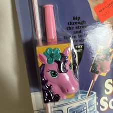 Pink Pony Sip'n Sound Straw Sealed Vintage RARE JUSTOYS Vintage Toy picture