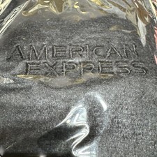 AMERICAN EXPRESS BLACK BLANKET NOVELTY #f99e76 picture