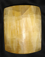 Very Beautiful Yellow Fluorspar Authentic Rectangular Type Bannerstone picture