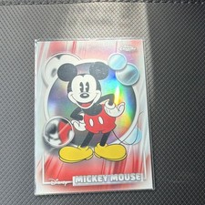 Topps 2026 Chrome Disney 100 Mickey Mouse Refractor Non-Sport Card #50 picture