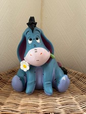 Rare Disney Slotz 11” heavy resin Eeyore garden ornament picture