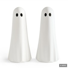 Step2 Modern Boo Buddy Halloween Ghost Statue White 40 2 Pack Plastic 1 picture