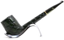 Savinelli Green Alligator Pipe Model 804 KS (Canadian) | Green Mouthpiece picture