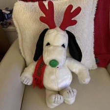Vintage 1958,1963 Peanuts Large 20” Plush Snoopy Determined Productions. NEW picture