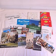 Vintage Travel Brochure Lot Germany Europe Booklets Maps 1980s Tourism picture