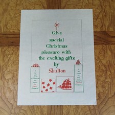 VTG 1960s Original Shulton Old Spice Christmas Holiday Ad Layout Illustration picture