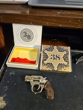 VTG HADSON .38 PIEZO ELECTRONIC GAS LIGHTER Pistol '90 Collection *UNUSED IN BOX picture