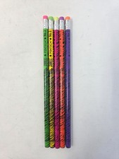 Vintage 1989 Pentech JAMMERZ 5 Pc Radical Designer Pencils #2 picture