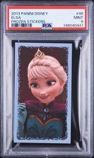 2013 Disney Frozen PSA 9 Mint Elsa Rookie Year #46 Rookie Sticker *RARE* picture