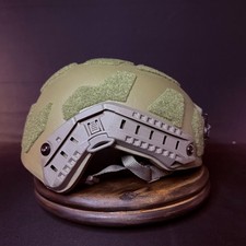 RBR 3A IIIA Fast SF High Cut Ballistic Helmet Size M/S Sentry Rails OD Green picture