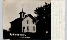 GRADE SCHOOL rippey ia c1910 postcard iowa real photo rppc picture
