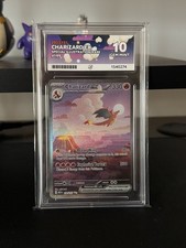 Pokemon Charizard ex 199/165 151 Special Illustration Rare ACE 10 GEM MINT Slab picture