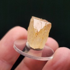 Golden Phenacite Crystal 4.7g, Terminated Nigerian Phenakite Specimen picture