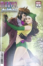 Marvel Winter Break Special #1 1:25 Leirix Variant Rogue & Gambit picture