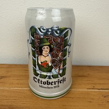 1978 Beer Stein Rastal Oktoberfest Jahreskruge ~1ST YEAR~ Munich Munchen 1L picture