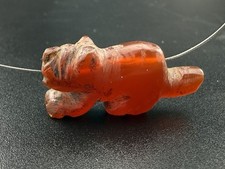 Ancient Roman Carnelian Carved Stone Bead Amulet Rare picture