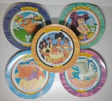 McDonald's Disney Hercules Character Plates Set of 5 Pegasus Megara The Muses  picture