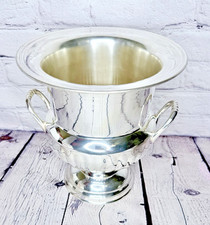 Vintage International Silver Co- Silver Plated Champagne Bucket Trophy Style  picture