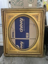 Vintage Large Ornate Gold Picture Frame fits  32.5 X 37.5 Art work Frame Only picture