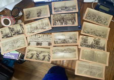 Lot of 15 Antique Stereoview Cards 1889-1903 B.W. Kilburn James M. Davis World picture