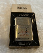 Nice Vintage USS Daniel Webster Zippo Lighter SSBN626 Military Submarine picture